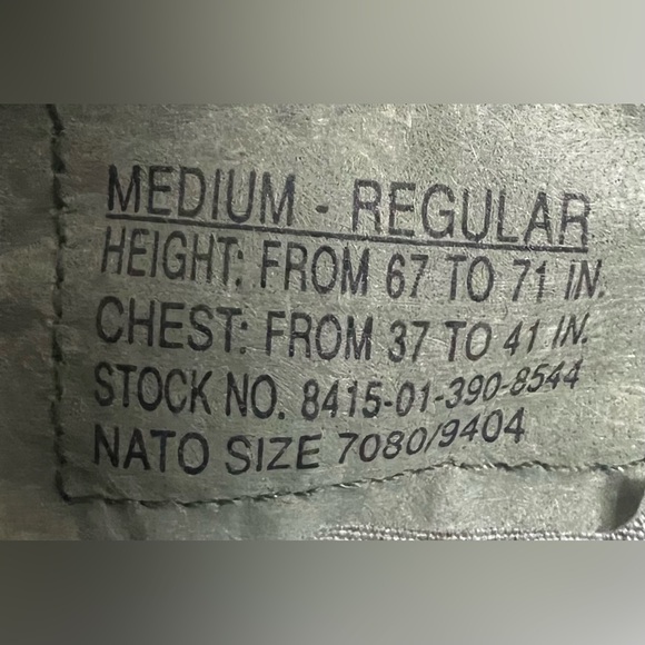 NWOT Vintage 1990’s style US Military Camouflage Jacket Size Medium - Picture 2 of 3